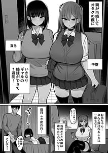 Page 3: 002.jpg | Ikinari Gyaru Shimai Oya no Saikon de Dekita Gyaru Shimai ni Chinpo Kasu Hanashi | View Page!