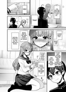 Page 4: 003.jpg | Muttsuri Sukebe na Futanari Kanojo o Onaho de Yuuwaku Suru | View Page!