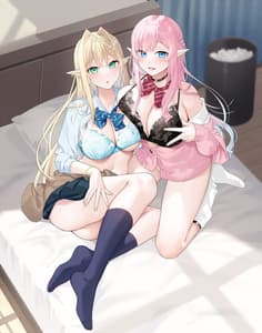 Page 3: 002.jpg | Nikushokukei Vegan Gal Elf wa Otouto Chinpo ni Muchuu | View Page!