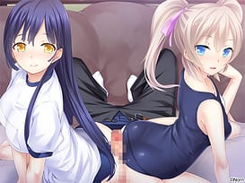 甘姉メイドとツンデレ委員長の応援エッチ ～癒します！励まします！フレー♪フレー♪種付けがんばれ♪～ / Image 2