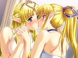 エルフの双子姫 ウィランとアルスラ「私はどうなってもいいから、お姉様には手を出さないで……！」 / Image 1