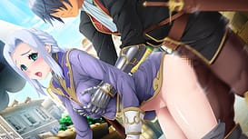 巨乳プリンセス催眠「下賤な貴方のモノを……んちゅっ、んじゅるるる……れろっ、しゃぶったりするものですか！」 / Image 9