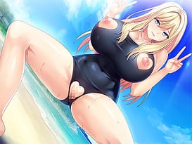 巨乳ヤンキーはボク専用マゾオナホ彼女～田舎の浜辺でヤリまくる夏休み～ / Image 4