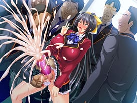 和風清楚な黒髪JKはド変態のフタナリドマゾ ～敏感巨根チンポは何をされても射精しちゃう～ / Image 1