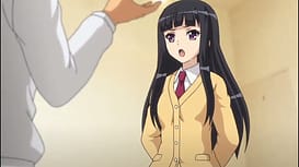 妹とその友人がエロすぎて俺の股間がヤバイ 黒髪ロングでぺたんこ胸なツンデレ妹「海羽」 / Image 1