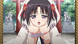 らぶ2Quad 「妹巫女痴漢・ほのか～羞じらいねだる桃尻電車」 / Image 7