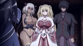 堕ちモノRPG 聖騎士ルヴィリアス 第四章 戦勝祭の大乱交 ～ルヴィリアスとティアとイリスとリフリア、快楽漬けのアヘ顔絶頂～ / Image 1