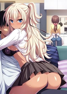 Kuro Gyaru Musume to no Inyoku Soukan -Honrou Sareru Chichioya no Seiyoku: Related Title